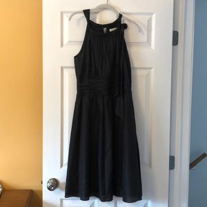 Black silk dress size 10